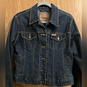 Levi's Signature Dark Indigo Denim Jacket Trucker Style Size L